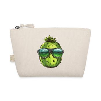 Coole Wassermelone - Design mit Sonnenbrille - Bio-Täschchen - Natur - Vorne