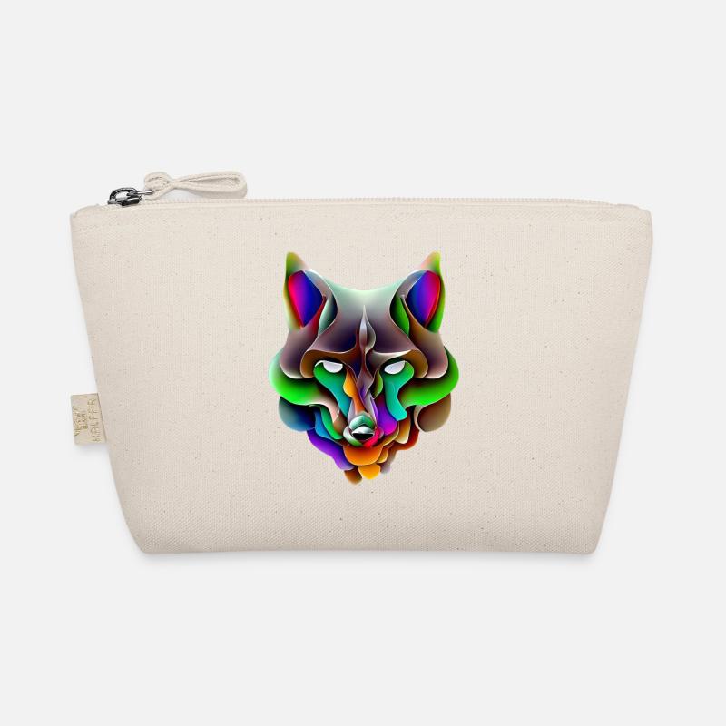 Wolf - Organic Pouch - nature