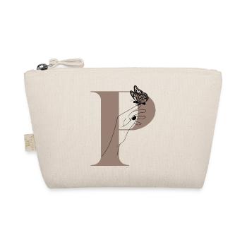letter P Magic butterfly - Organic Pouch - nature - Front