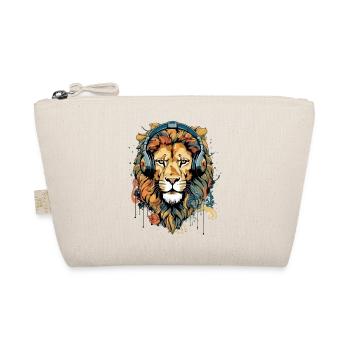 Jack the audiophile lion - Organic Pouch - nature - Front