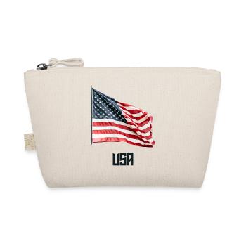 American flag - Organic Pouch - nature - Front