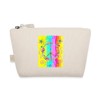 Hippie soul groovy Heure d’été Bonnes vibrations 70s 80s - Trousse biologique - nature - Devant