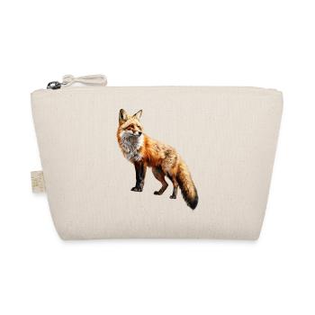 Roter Fuchs – Wildtier Alpen Design - Bio-Täschchen - Natur - Vorne