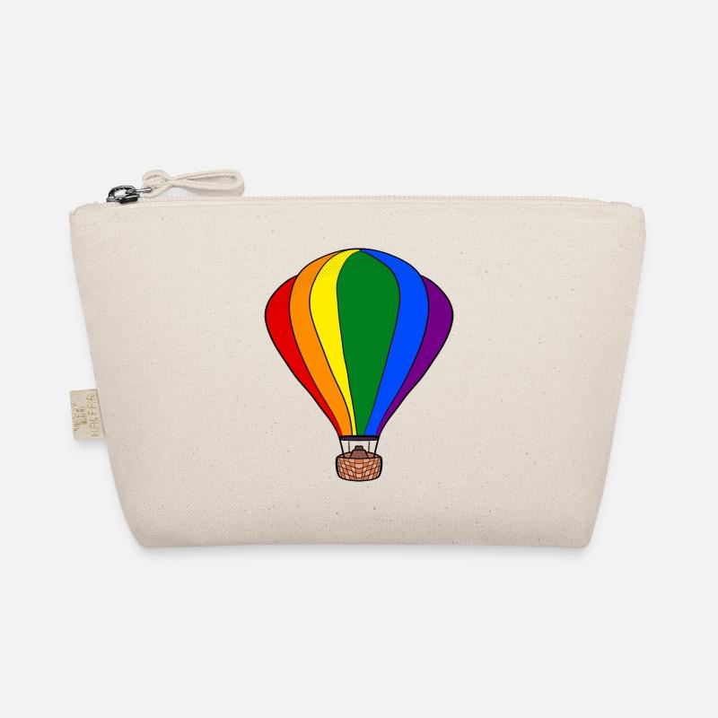 Regenbogen-Ballon Bio-Täschchen