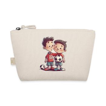 Soccer Buddies: Die Liebe zum Spiel teilen - Bio-Täschchen - Natur - Vorne