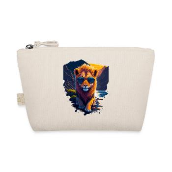 Mignon bébé lion - Trousse biologique - nature - Devant
