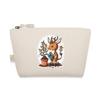 Green-Thumb Deer - Organic Pouch - nature - Front