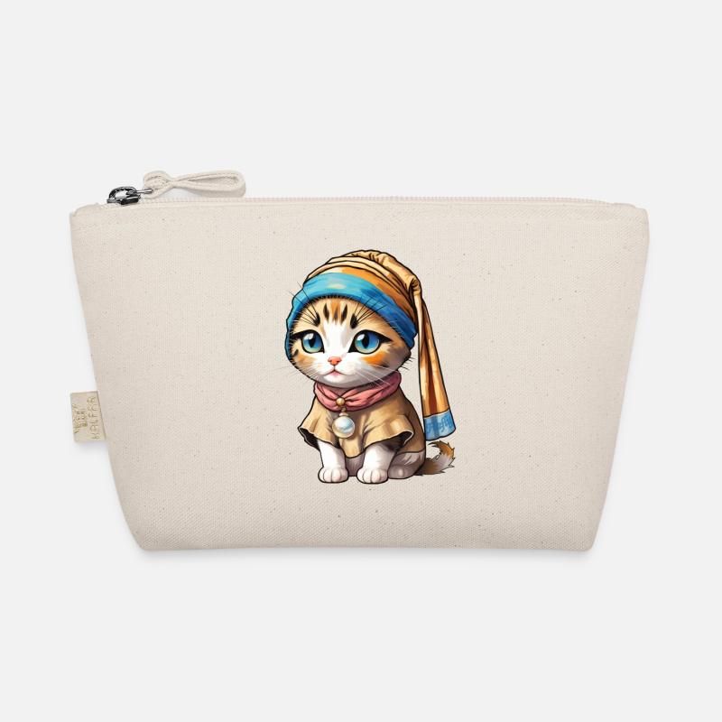 Chaton avec perle Trousse biologique