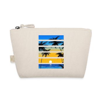 Palmier plage coucher du soleil été vacances - Trousse biologique - nature - Devant