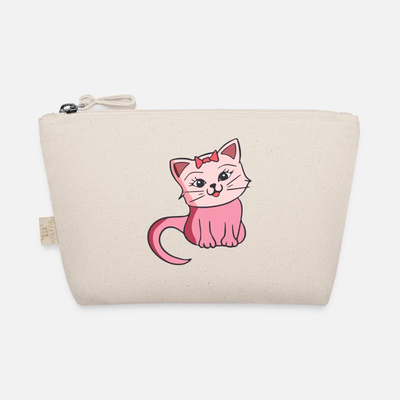 Niedliche Katze Bio-Täschchen