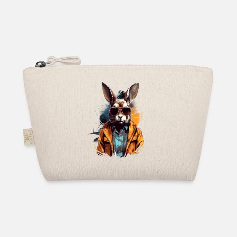 City bouncer rabbit ghost | Rabbit lovers Organic Pouch