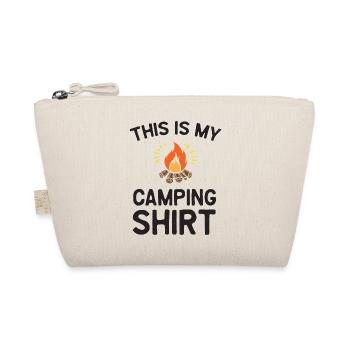 This is My Camping Shirt - Organic Pouch - nature - Front