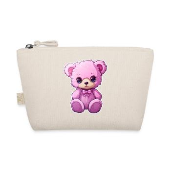 Teddy bear baby - Organic Pouch - nature - Front