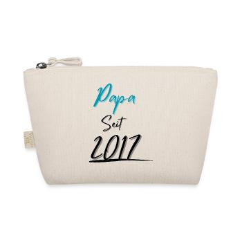 Papa seit 2017 - Bio-Täschchen - Natur - Vorne