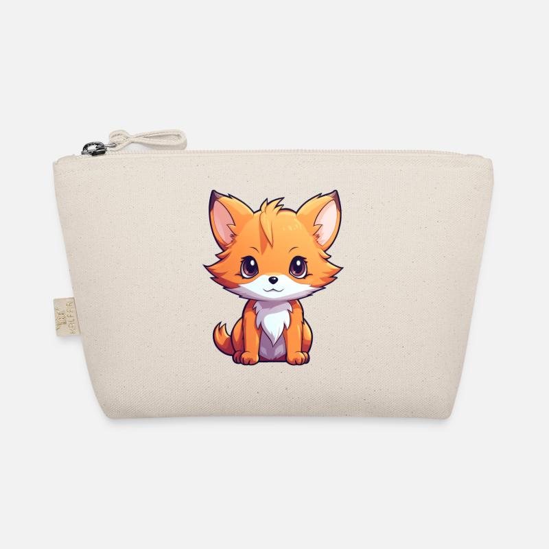 Fuchs Anime - Bio-Täschchen - Natur