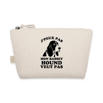 Chien mignon basset hound - Trousse biologique - nature - Devant