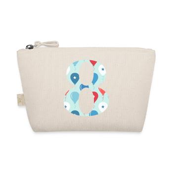 8th anniversary balloon - Organic Pouch - nature - Front