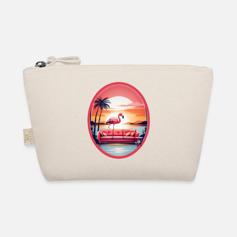 Flamingo Sofa Organic Pouch