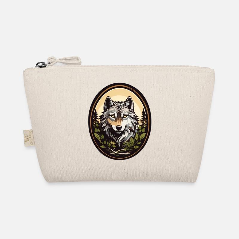 Forest dweller wolf Organic Pouch