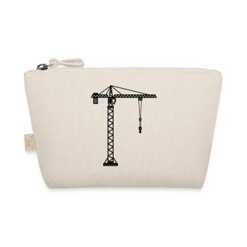 Construction crane for crane operator - Organic Pouch - nature - Front