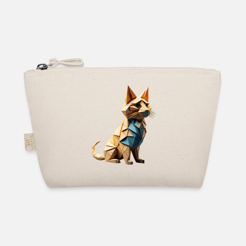 Cat Origami 2 Organic Pouch