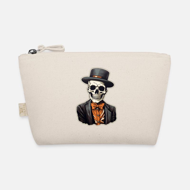 Skull Halloween Organic Pouch