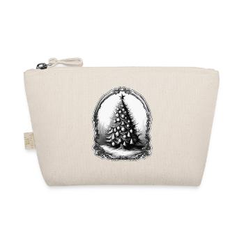 Christmas Tree / Fir / Baubles / Star - Organic Pouch - nature - Front