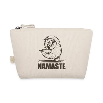 Faultier Namaste - Bio-Täschchen - Natur - Vorne