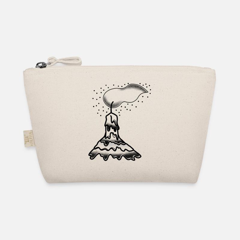 Witchcore tattoo style Dripping Candle Organic Pouch