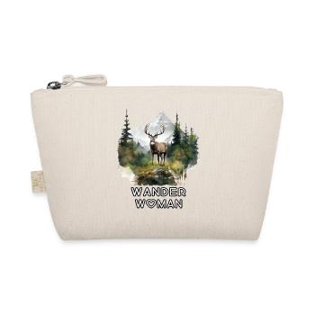 Wander Woman with Deer Power Animal Village Festival - Organic Pouch - nature - Front