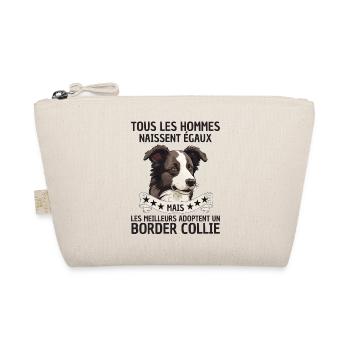 les meilleurs hommes adoptent un border collie - Trousse biologique - nature - Devant