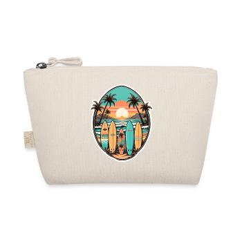 surf plage palmier soleil vacances - Trousse biologique - nature - Devant