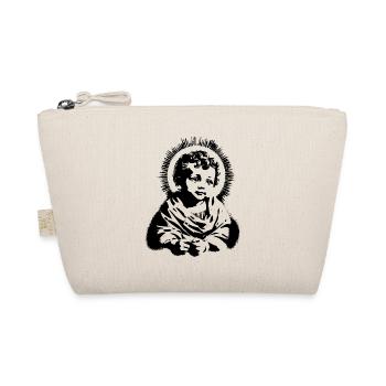 Kitschy Jesus | Jesus as a Child Halo - Organic Pouch - nature - Front