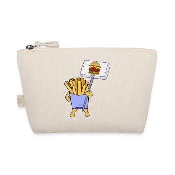 French fries protesting in favor of hamburgers - Organic Pouch - nature - Front