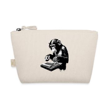 Affen Orchester Xylophon StreetArt Banksy Style - Bio-Täschchen - Natur - Vorne