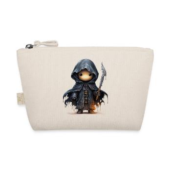 Cute Ghost With Sword Fantasy Shirt - Organic Pouch - nature - Front