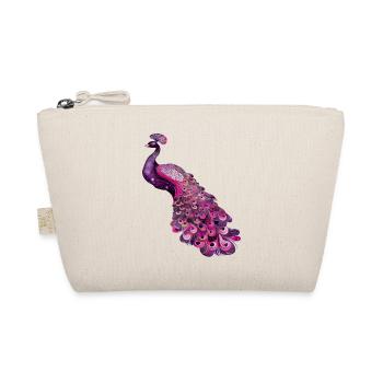 peacock bird colorful beautiful fantasy colorful - Organic Pouch - nature - Front