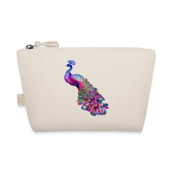 peacock bird colorful beautiful fantasy colorful - Organic Pouch - nature - Front