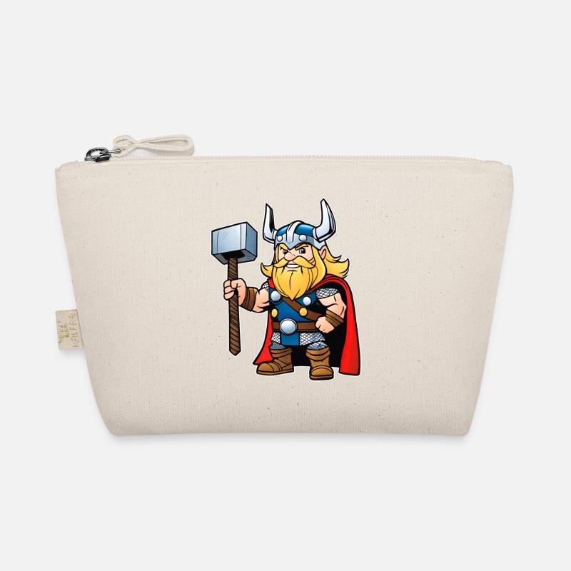 Niedlicher Thor im Comic Style - Bio-Täschchen - Natur