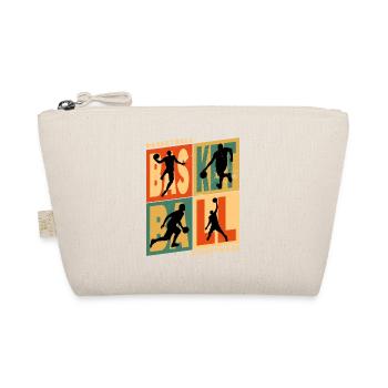Basket-ball Basket-ball joueur Fan Vintage rétro - Trousse biologique - nature - Devant