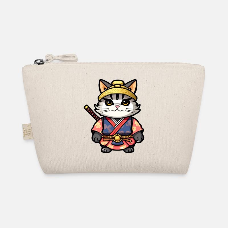 Samurai-Katze #13 Bio-Täschchen