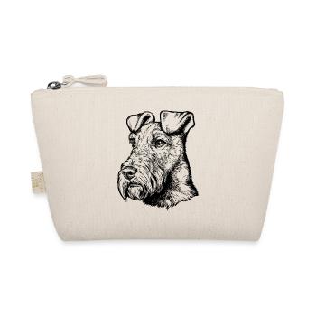 Irish Terrier Mailo 2023 Portrait - Organic Pouch - nature - Front