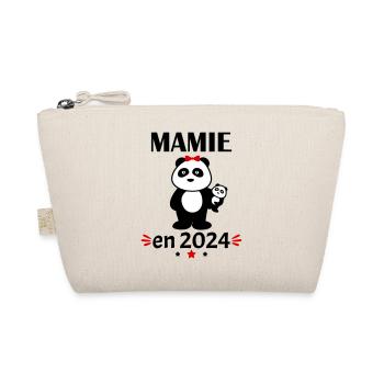 Mamie en 2024, annonce grossesse, famille - Trousse biologique - nature - Devant