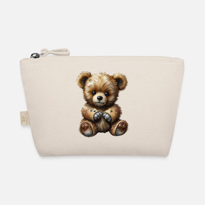 Teddy bear Organic Pouch
