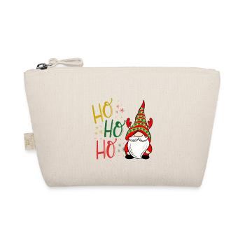 Ho ho ho gnome Christmas - Organic Pouch - nature - Front