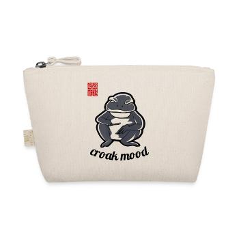 Hatsomoto Croak Mood Frog - Bio-Täschchen - Natur - Vorne