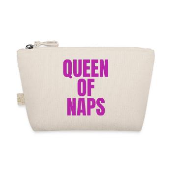 Colourful queen of naps, funny napping slogan - Organic Pouch - nature - Front