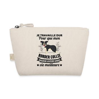 Humour border collie chien berger 1 - Trousse biologique - nature - Devant