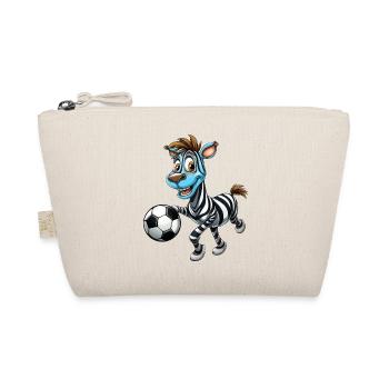 Zebra Footballer - L’élégance sur le terrain de football. - Trousse biologique - nature - Devant