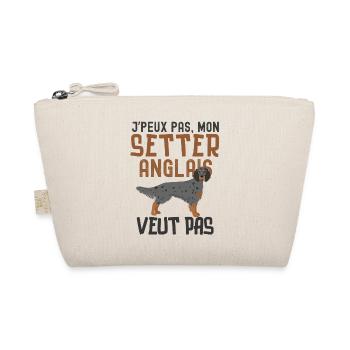 Setter anglais chien de race chien doux - Trousse biologique - nature - Devant
